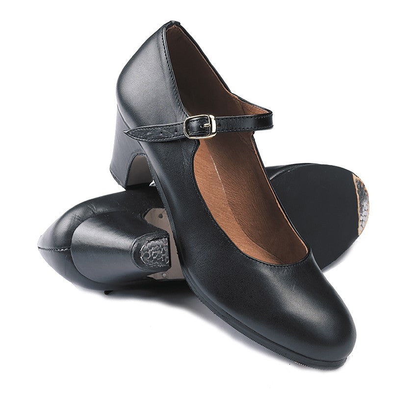 ZAPATOS DE FLAMENCO MERCEDES CON CLAVOS