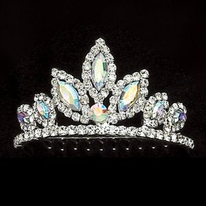 Rhinestone With Color Tiara