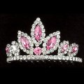 Rhinestone With Color Tiara