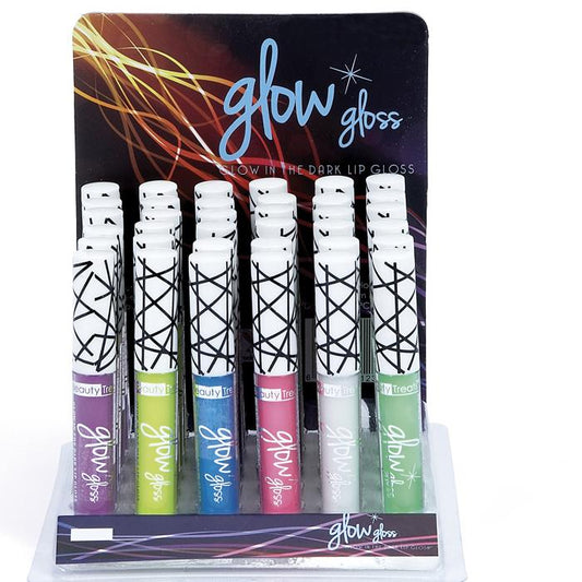 Glow in the dark neon lip gloss