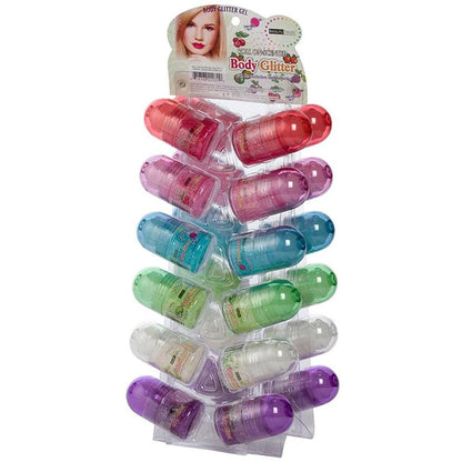 Roll-on Glitter Gel Display (24 pc)