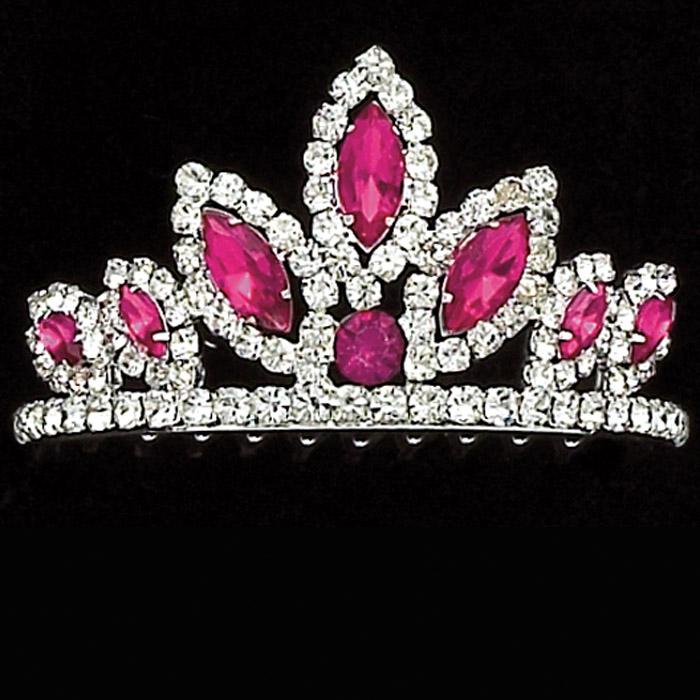Rhinestone With Color Tiara