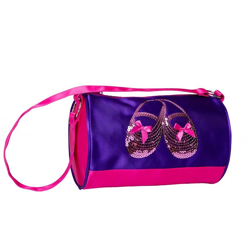 Satin & Sequins Duffel - Purple