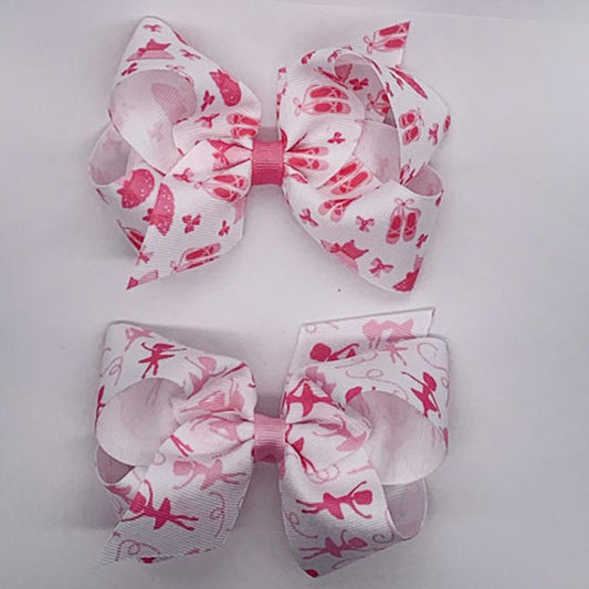 Dance Print Bow (2 pcs)