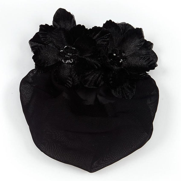 Dual Flowers with Sequin Center Snood