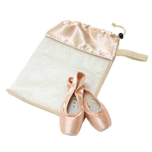 Mesh shoe bag - ivory